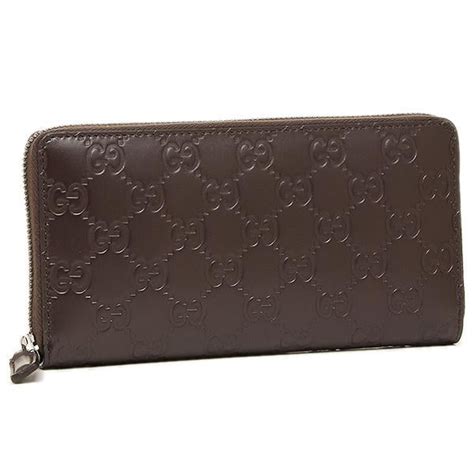 brown leather gucci wallet|gucci leather zip around wallet.